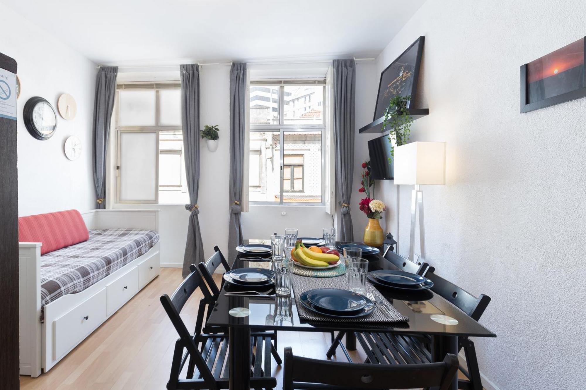 Ferienwohnung Host Wise - Large Flat W Terrace - Ace Location At Aliados Porto Exterior foto